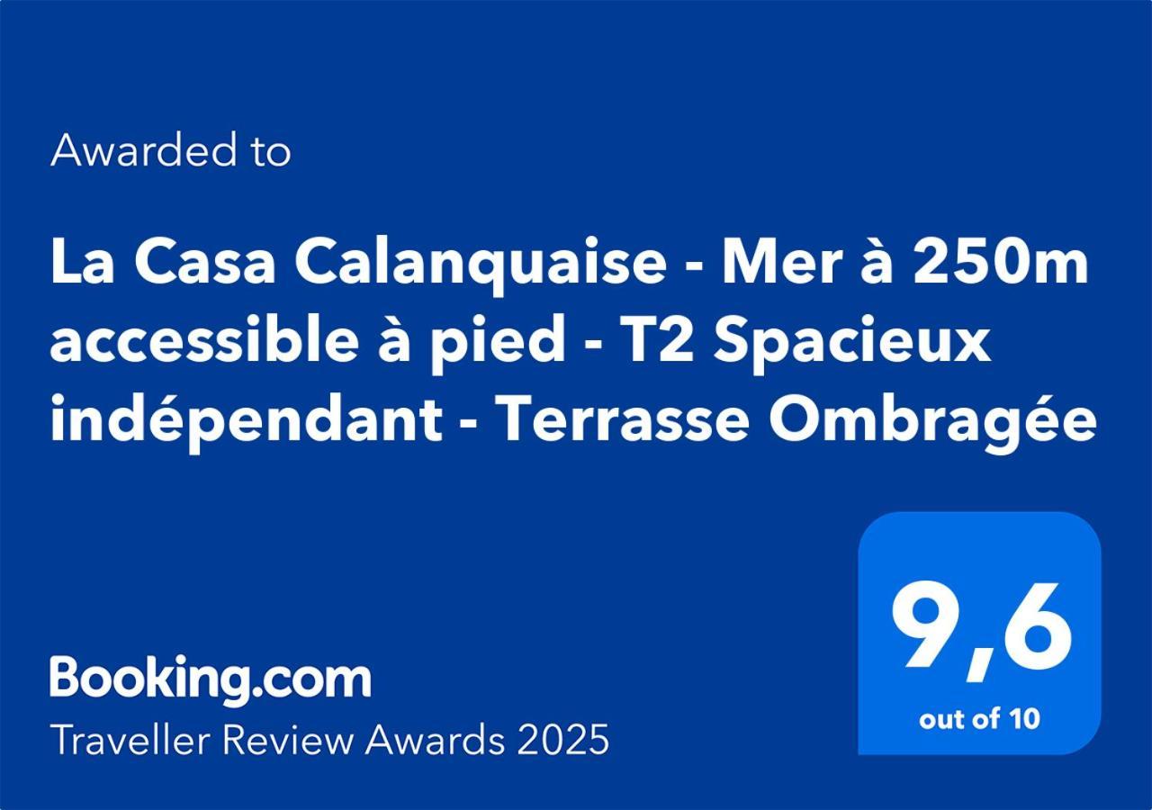 La Casa Calanquaise - Mer A 250M Accessible A Pied - T2 Spacieux Independant - Terrasse Ombragee Ensues-la-Redonne Exteriér fotografie